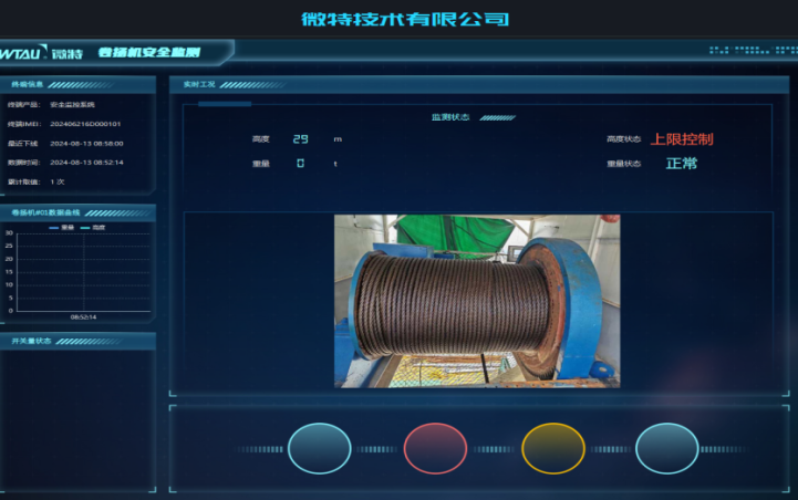 微特卷揚機遠程監控系統為中能建火電建設保駕護航